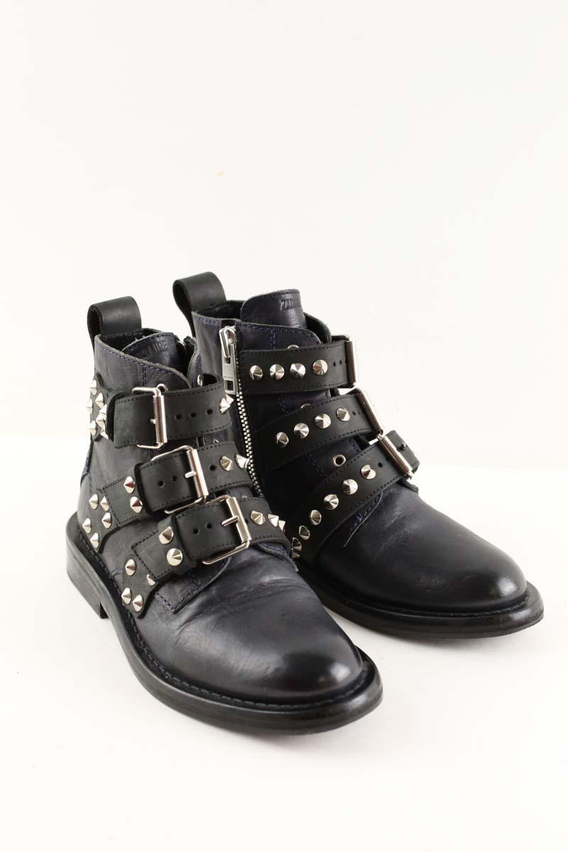 Boots à boucles Zadig & Voltaire Laureen Spikes Noir