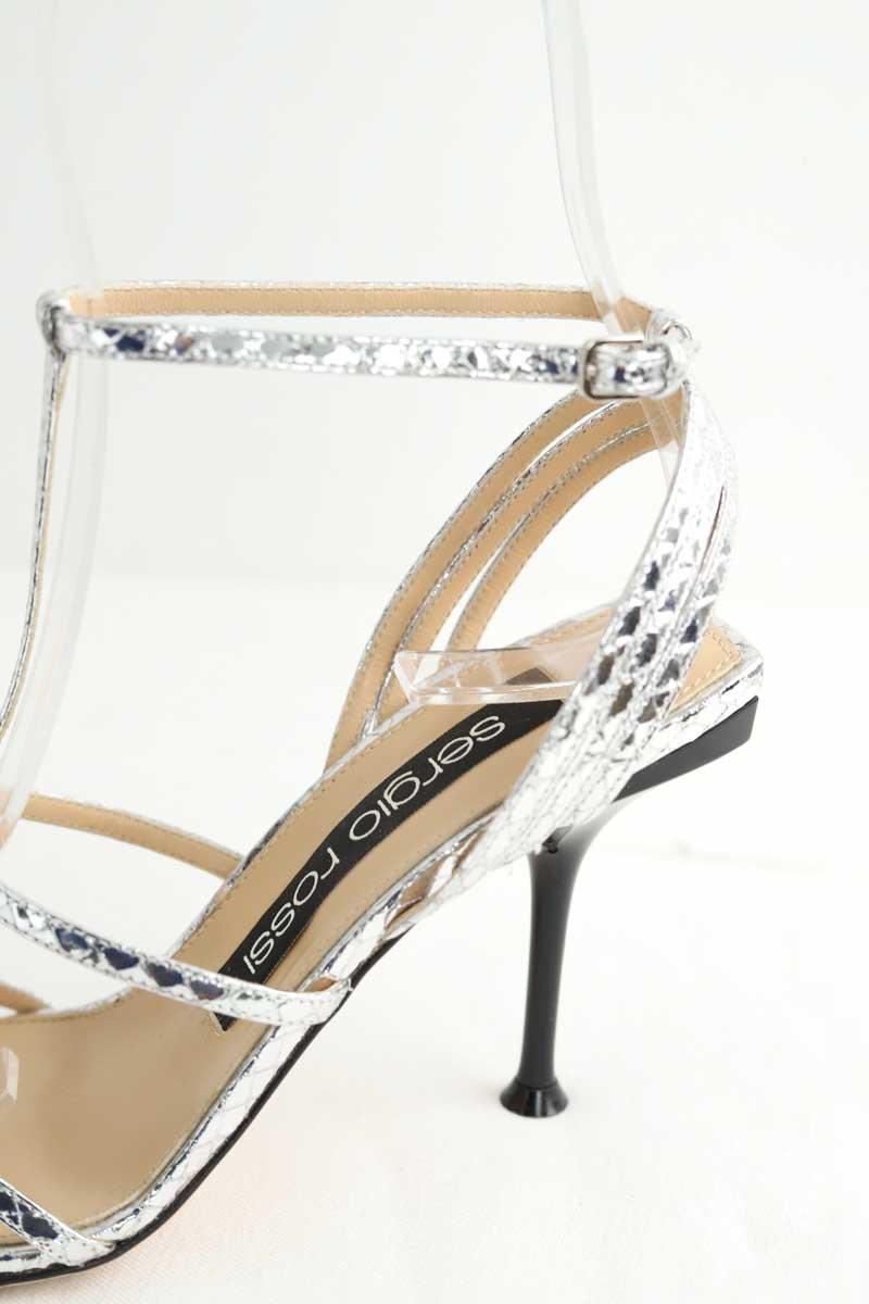 Talons Sergio Rossi  Argent