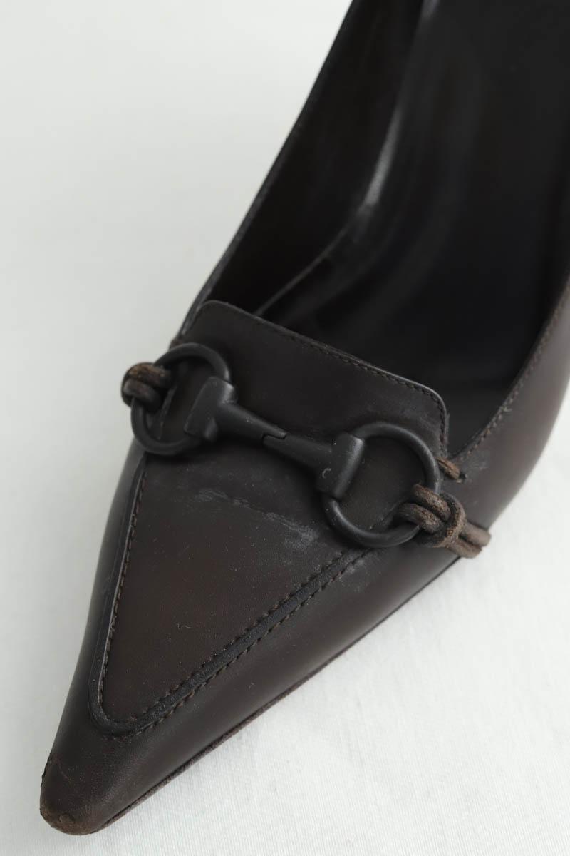 Talons Gucci  Marron