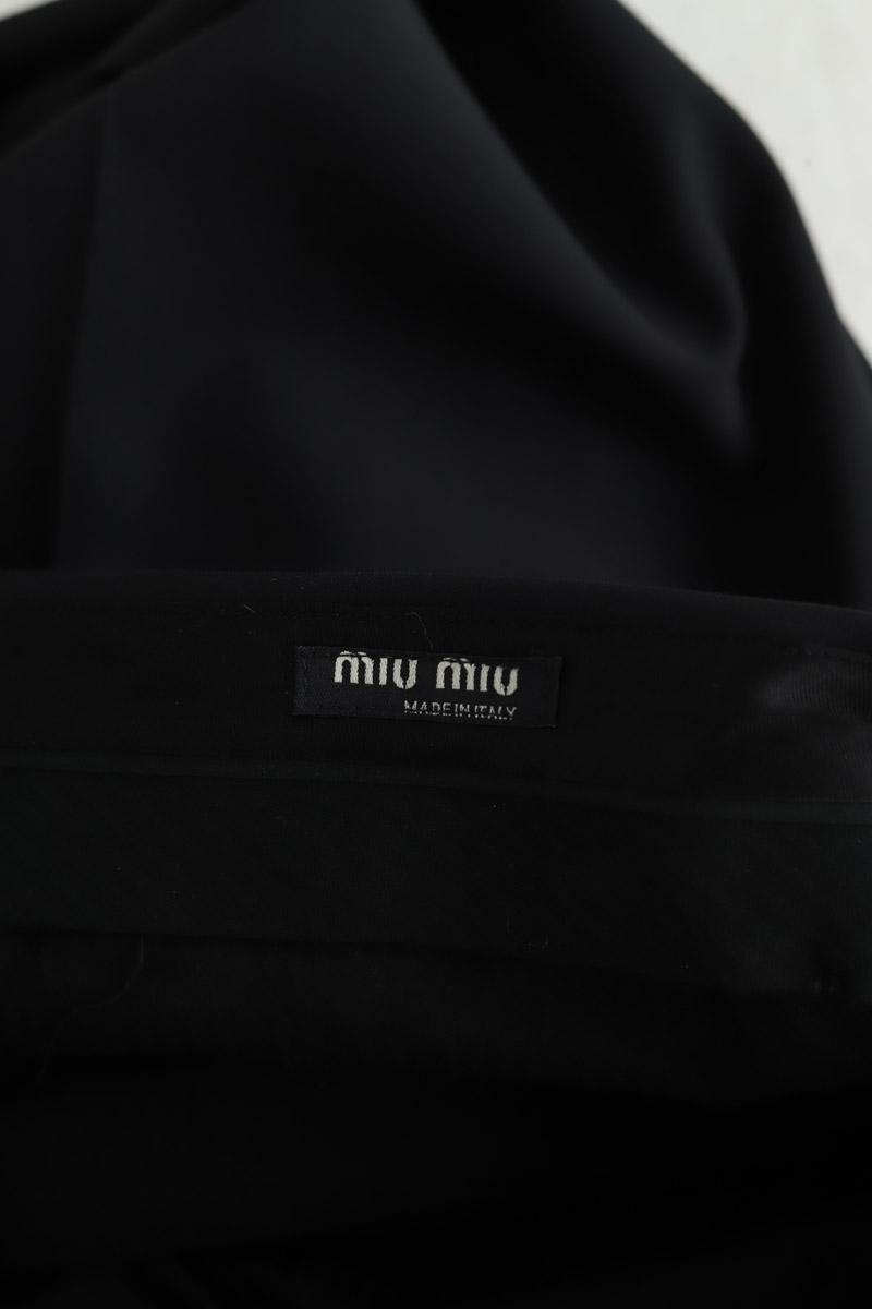 Pantalon droit Miu Miu  Noir