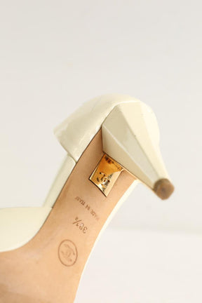 Talons Chanel  Ecru