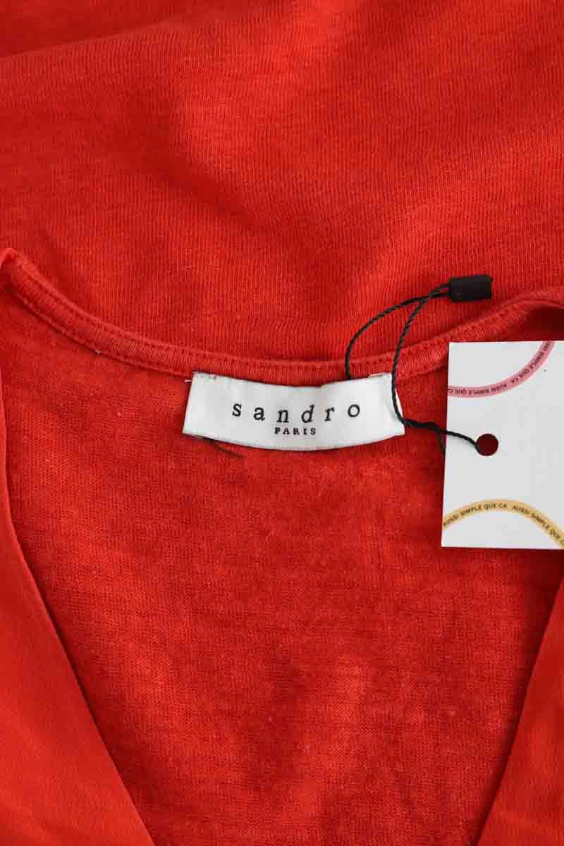 Top sans manche Sandro  Rouge