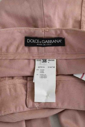 Pantalon droit Dolce & Gabbana  Rose