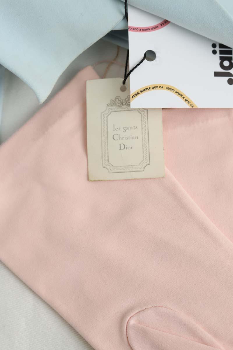 Lot de 2 paires de gants Dior  Rose
