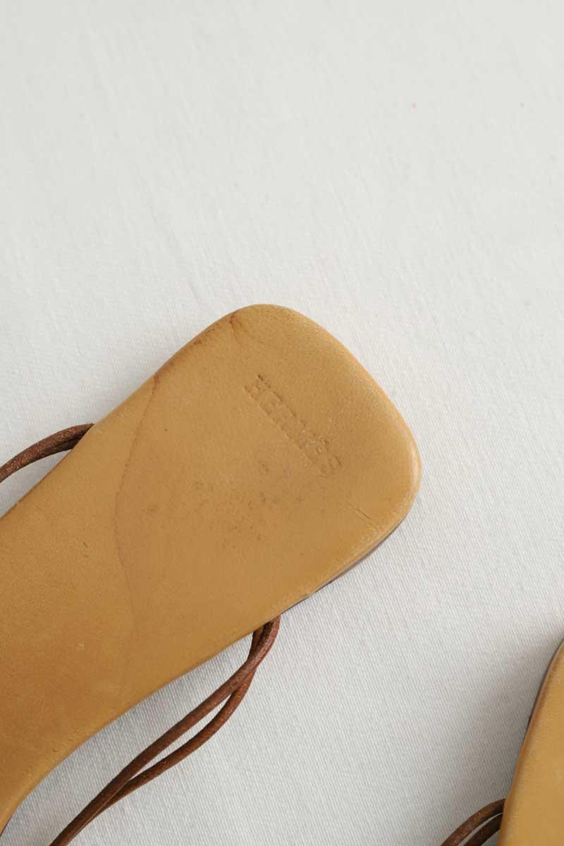 Sandales Hermès  Beige