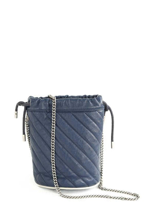 Sac à bandoulière Gucci GG Marmont Chain Bucket Marine