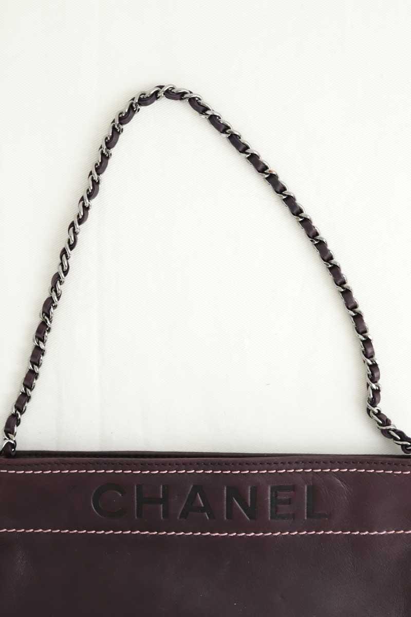 Sac porté épaule Chanel Chanel 19 Violet