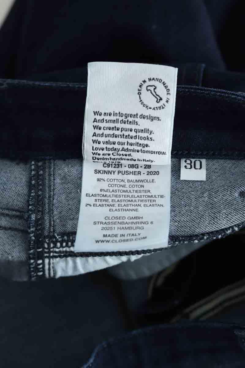 Jean slim Closed  Marine