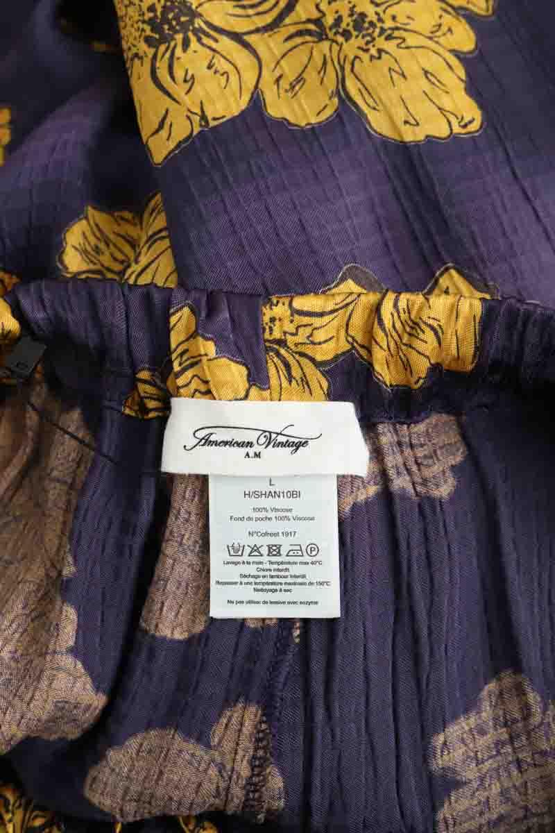 Pantalon droit American Vintage  Violet