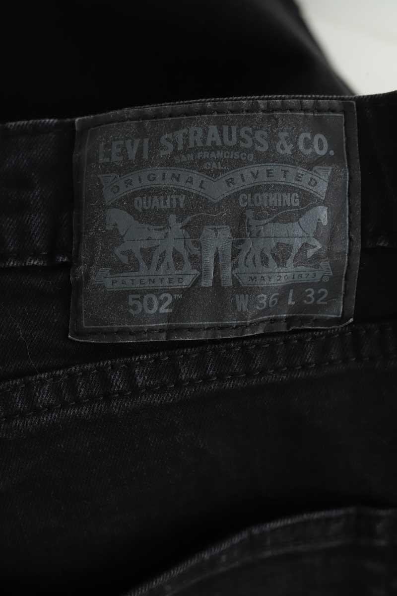 Jean droit Levi's 502 Noir