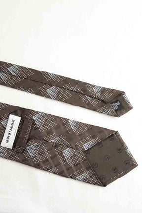 Cravate Armani  Marron