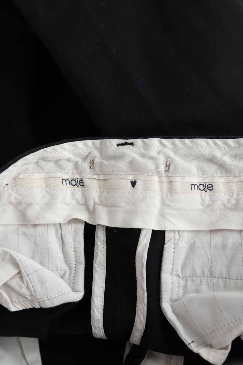 Pantalon droit Maje  Noir