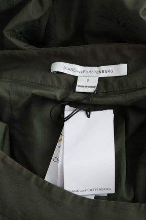 Pantalon large Diane Von Furstenberg  Kaki
