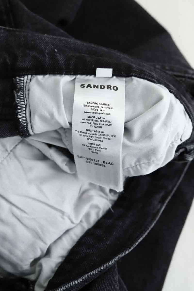 Jean droit Sandro  Noir