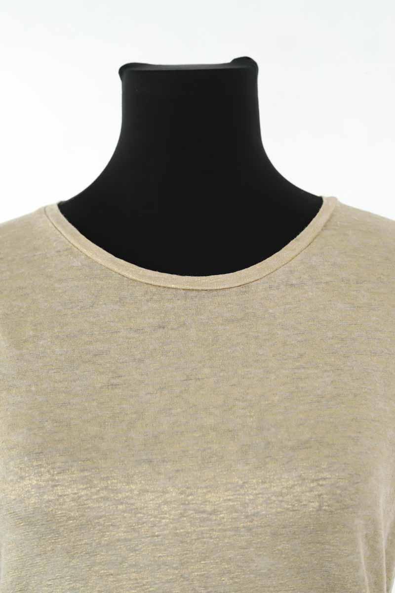 T-shirt Majestic Filatures  Doré