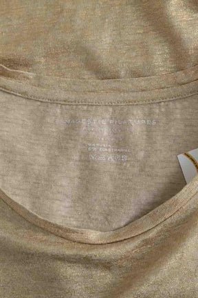 T-shirt Majestic Filatures  Doré