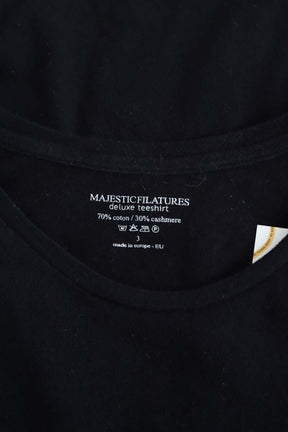 T-shirt Majestic Filatures  Noir