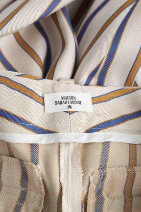 Pantalon droit Maison Sarah Lavoine  Ecru