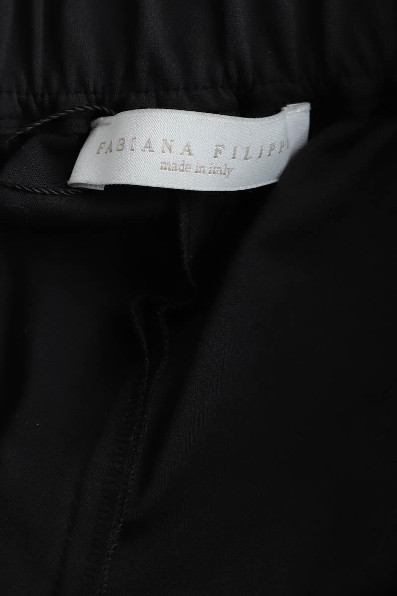 Pantalon droit Fabiana Filippi  Noir