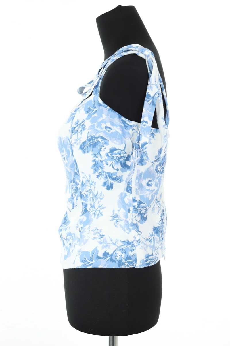 Top sans manche Reformation  Bleu