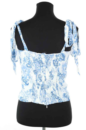 Top sans manche Reformation  Bleu