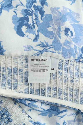 Top sans manche Reformation  Bleu