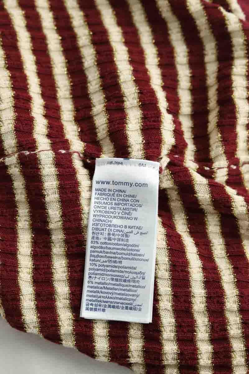 Top sans manche Tommy Hilfiger  Bordeaux