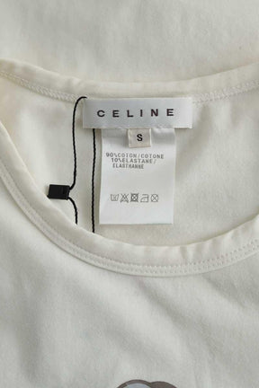 T-shirt Celine  Blanc