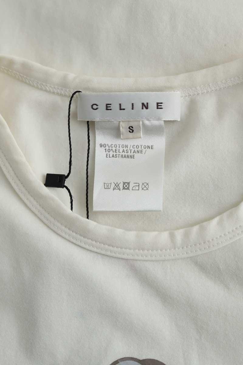 T-shirt Celine  Blanc