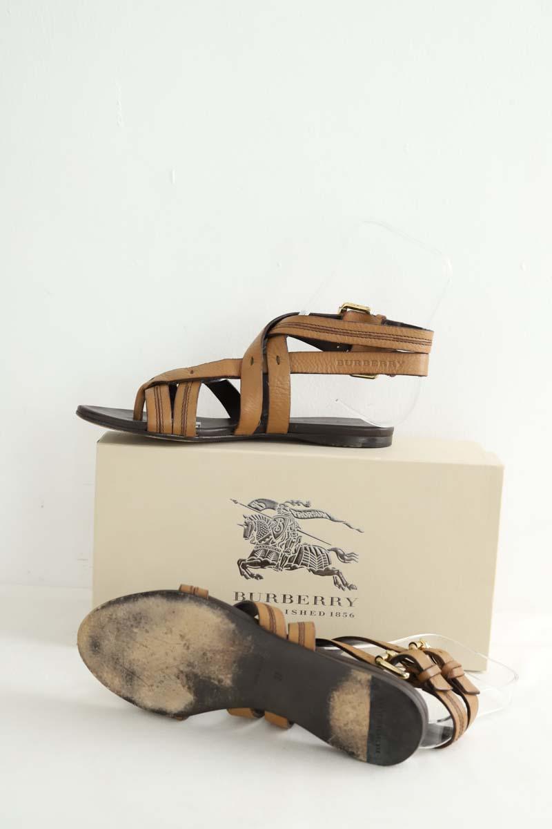 Sandales Burberry  Marron
