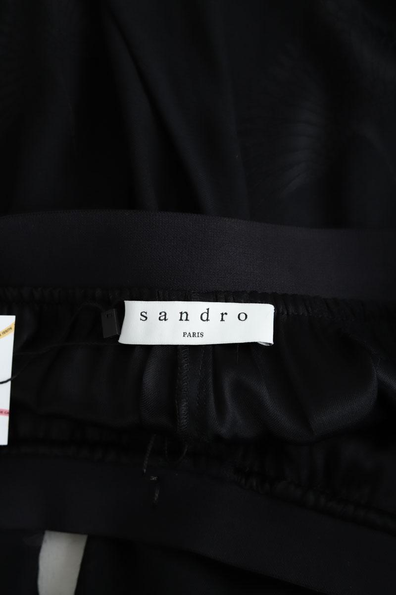 Pantalon droit Sandro  Noir