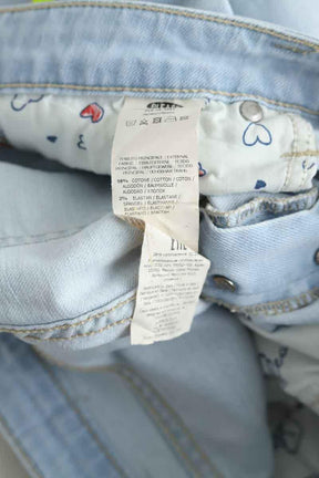 Jean court Please  Bleu