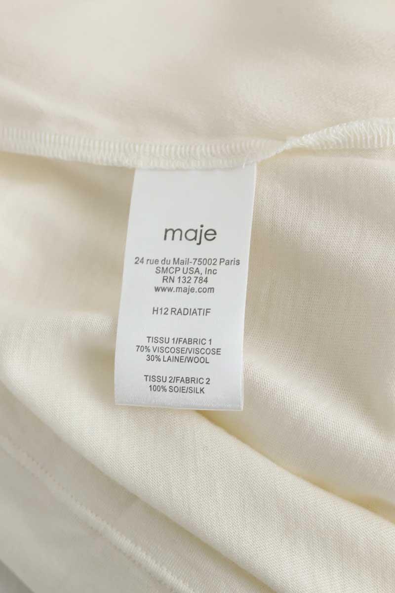 Blouse Maje  Ecru