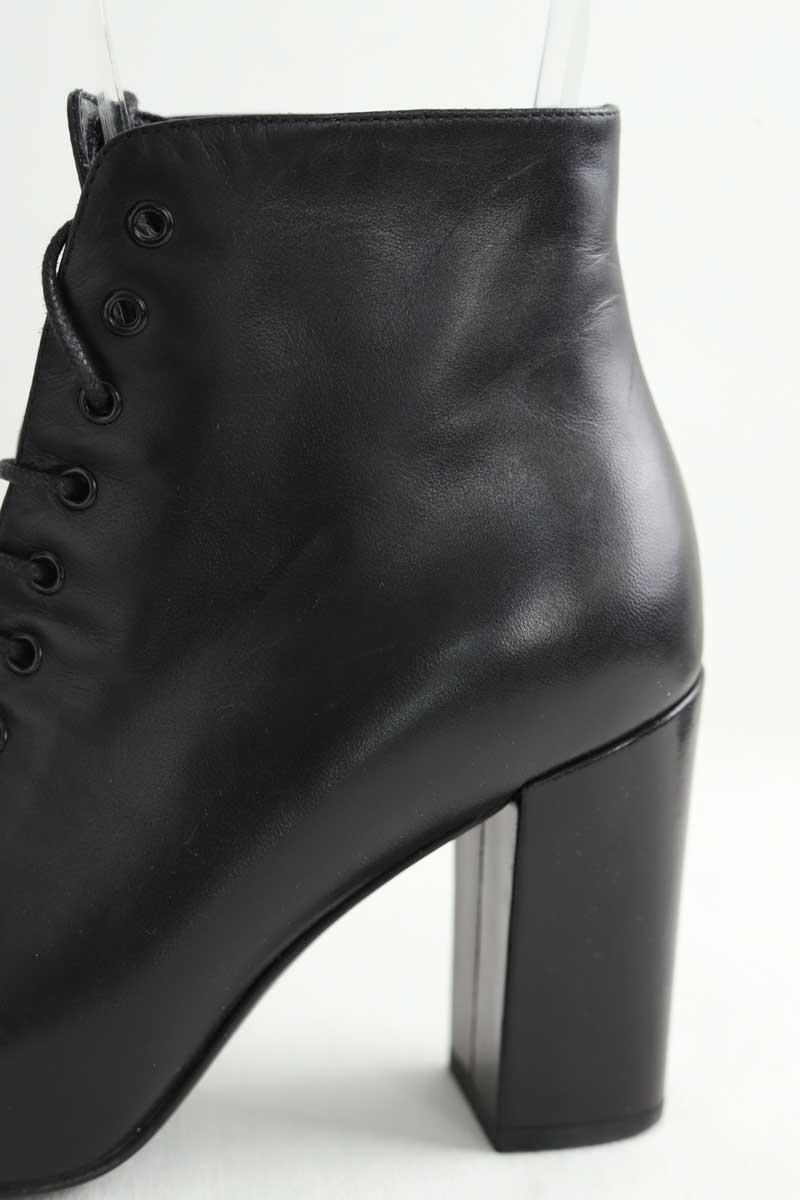 Boots à lacets Saint Laurent  Noir