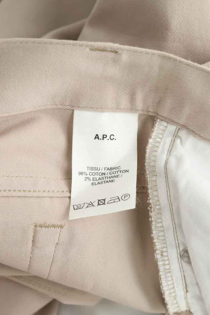 Pantalon droit APC  Beige