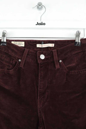 Jean slim Levi's 721 Bordeaux