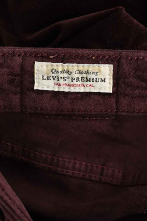 Jean slim Levi's 721 Bordeaux