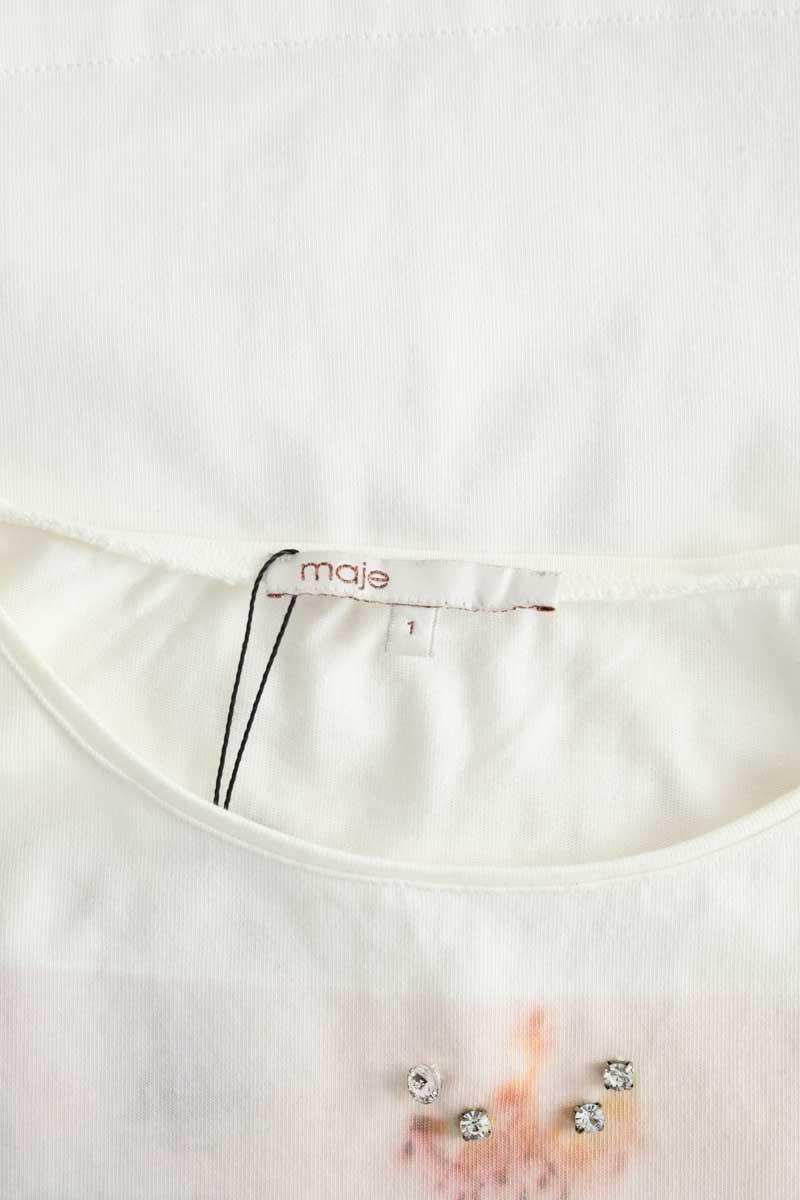 Top sans manche Maje  Blanc