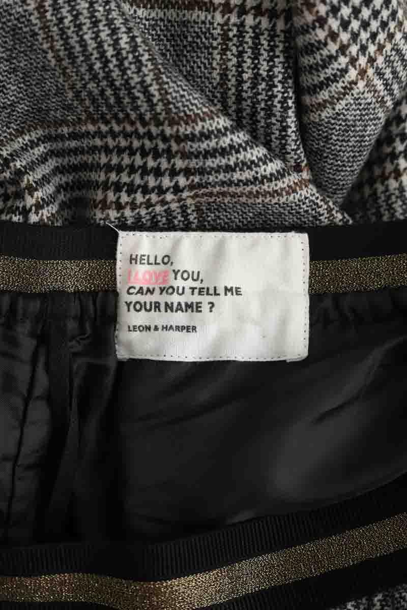 Pantalon slim Leon & Harper  Gris