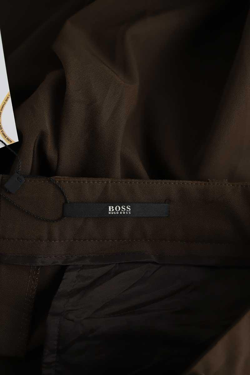 Pantalon droit Boss  Marron