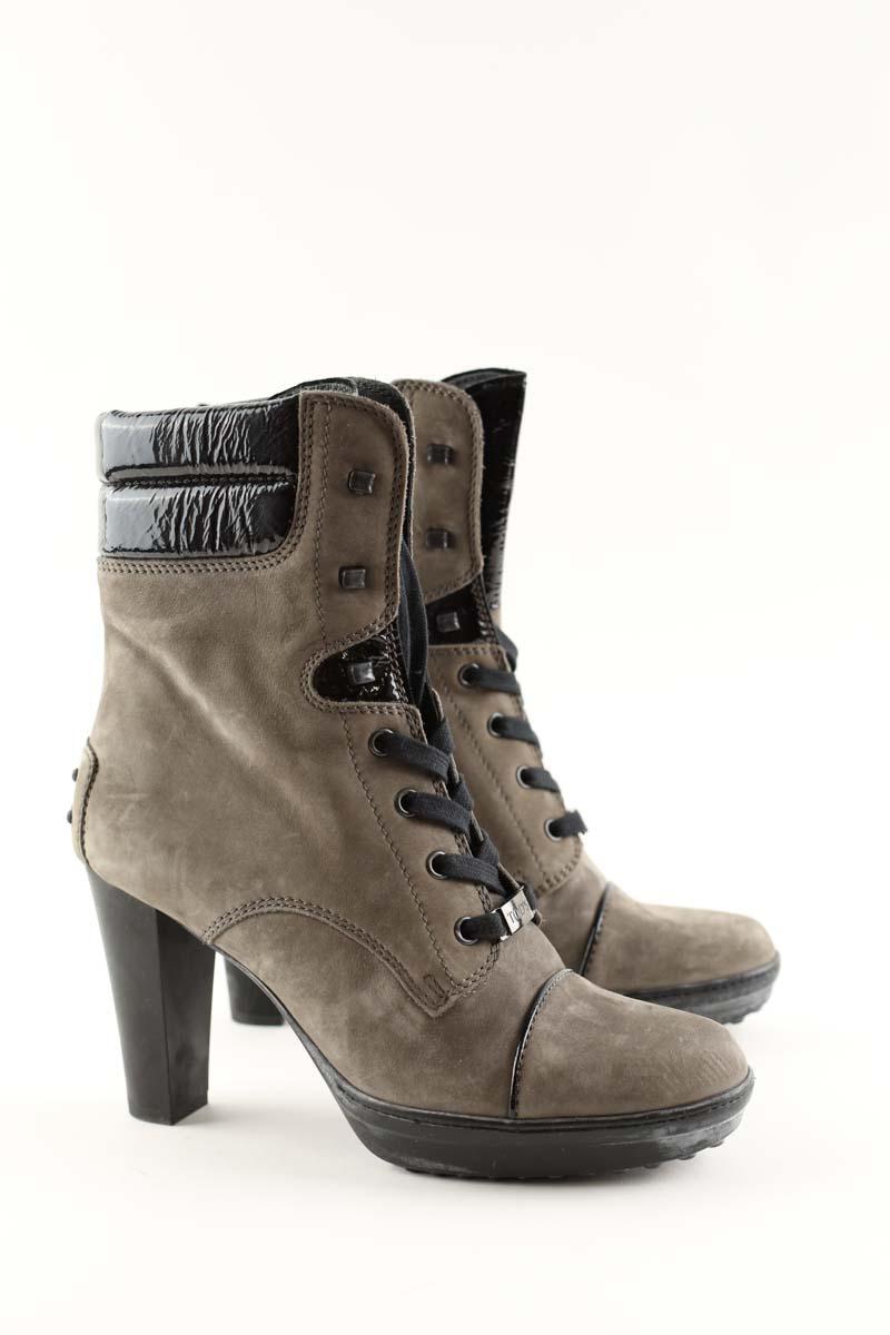 Boots à lacets Tod's  Gris