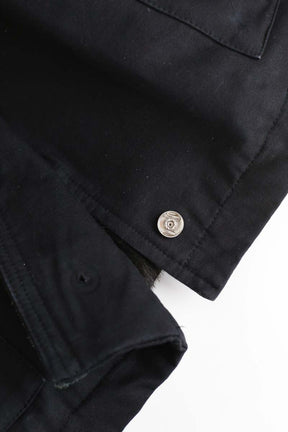 Manteau en coton noir