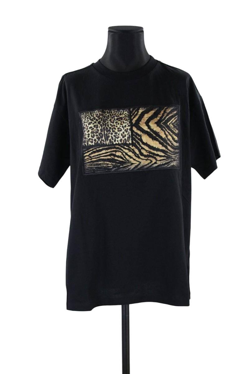 T-shirts Roberto Cavalli  Noir