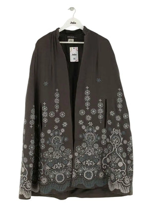 Cape Antik Batik Gris en Synthétique, taille S - Seconde Main