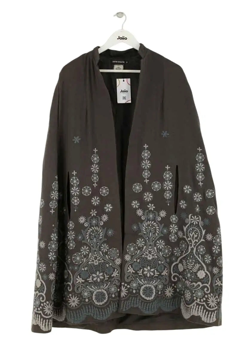 Cape Antik Batik Gris en Synthétique, taille S - Seconde Main