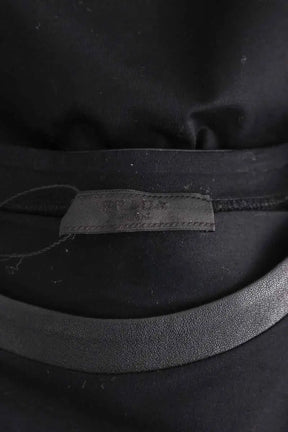 T-shirt Prada Noir en Cuir
