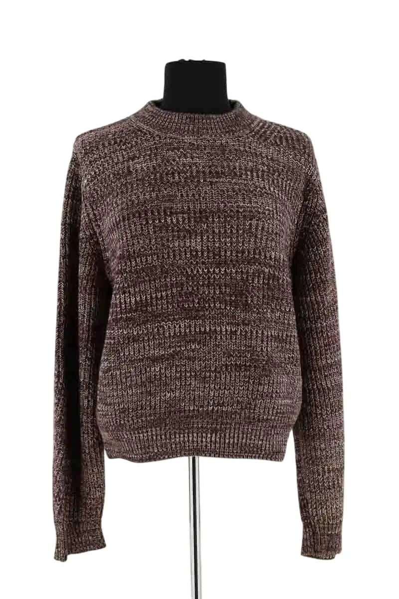 Pull Sessun Marron en Viscose, taille M - Seconde Main