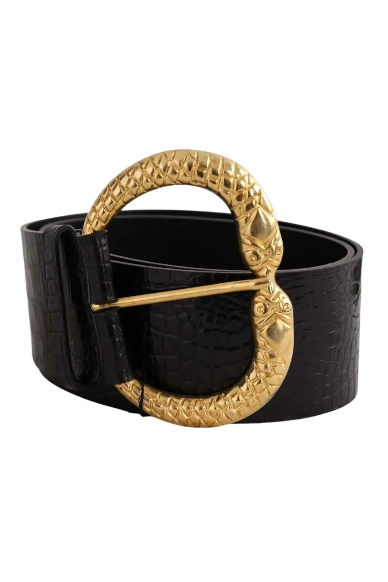 Ceinture en cuir Claudie Pierlot Noir en Cuir, taille S - Seconde Main