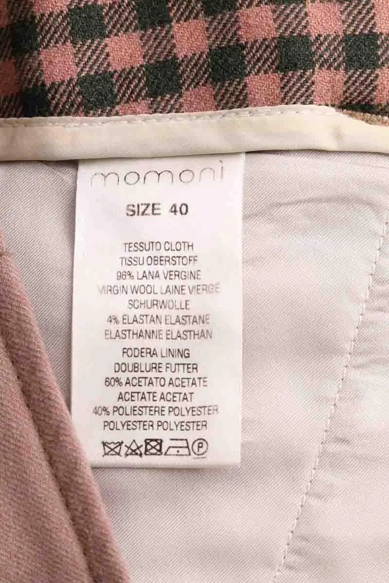 Pantalon large Momoni Marron en Laine