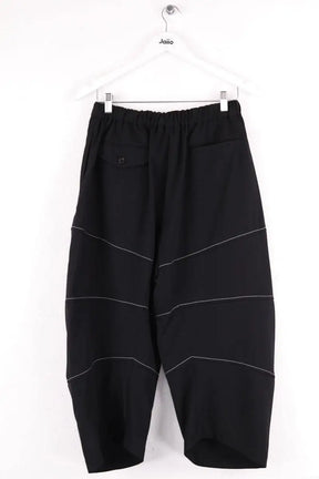 Pantalon Carot Comme Des Garçons Noir en Laine